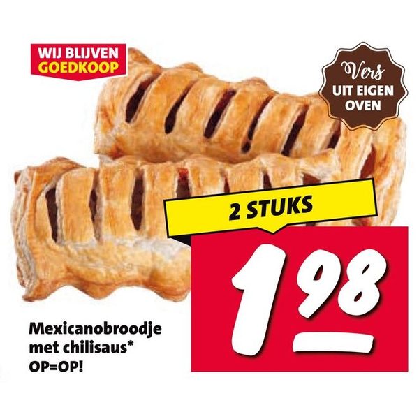 Mexicanobroodje met chilisaus