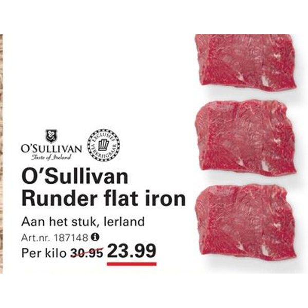 O'Sullivan Runder flat iron