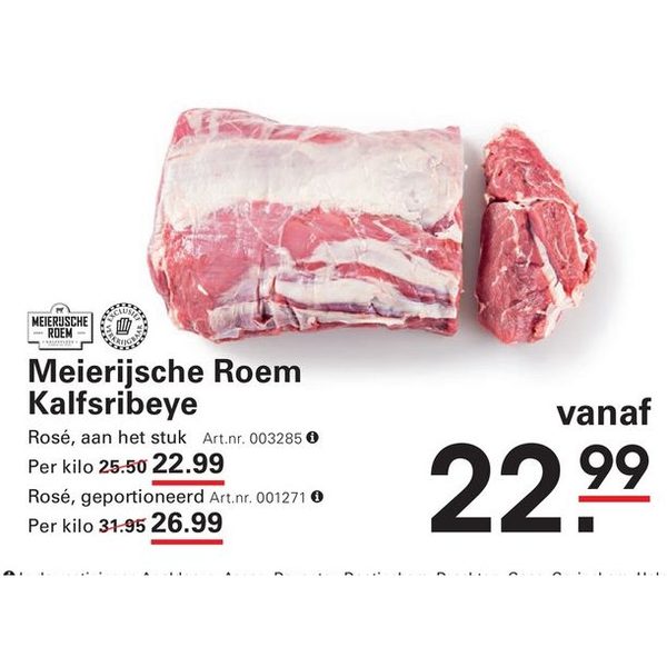 Meierijsche Roem Kalfsribeye