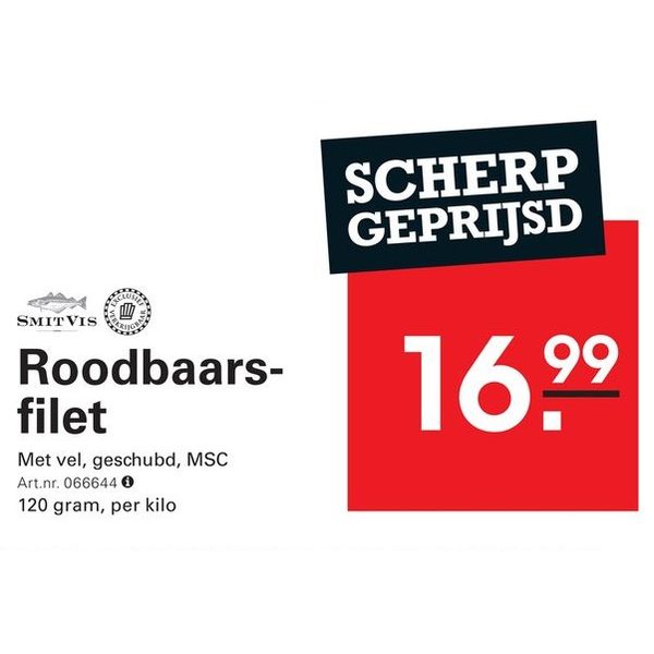 Roodbaars-filet