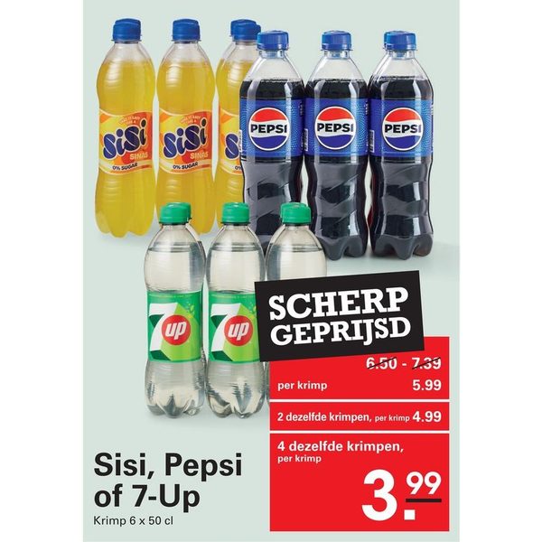 Frisdrank (Sisi, Pepsi of 7-Up)