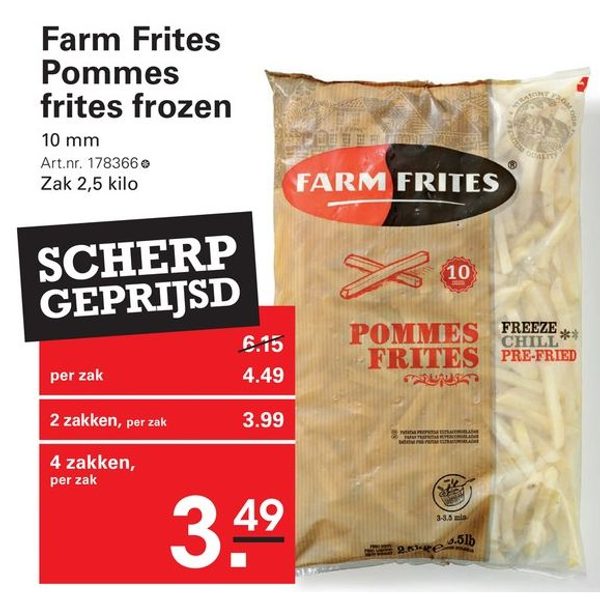 Farm Frites Pommes frites frozen