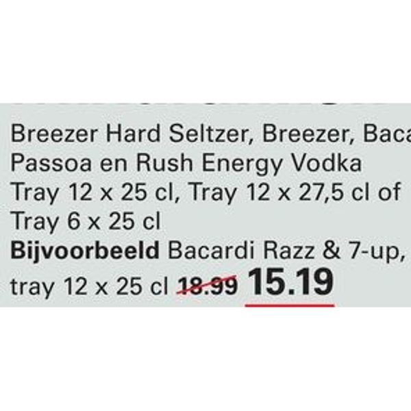 Mixdranken (Bacardi Razz & 7-up)