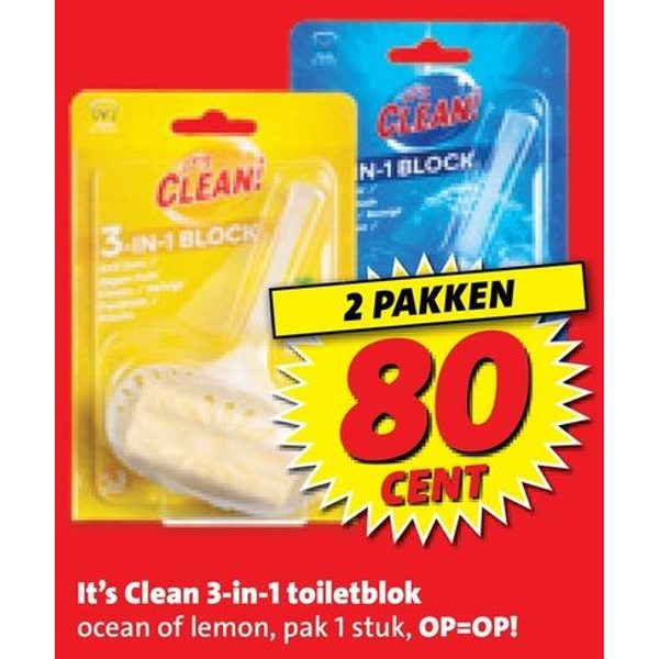 It's Clean 3-in-1 toiletblok