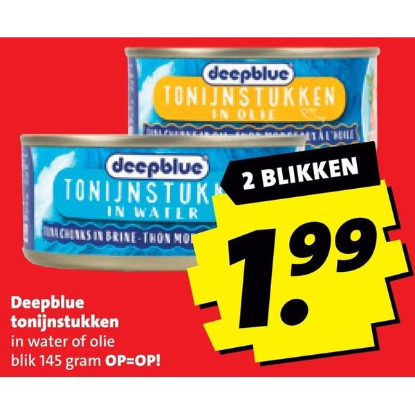 Deepblue tonijnstukken