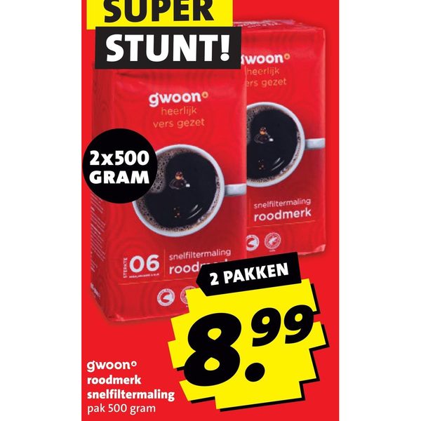 gwoon roodmerk snelfiltermaling