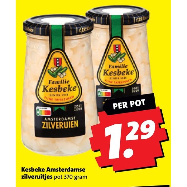 Kesbeke Amsterdamse zilveruitjes