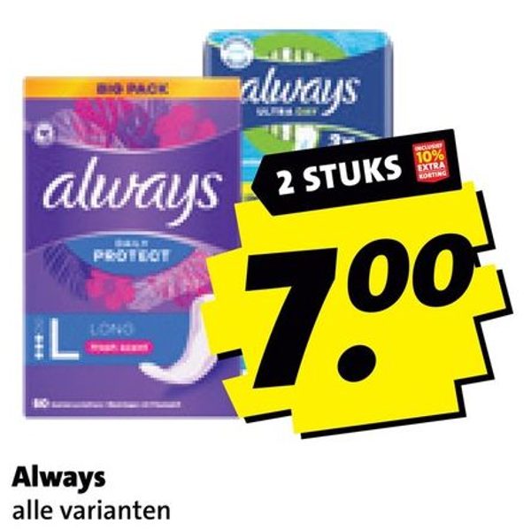 Always inlegkruisjes