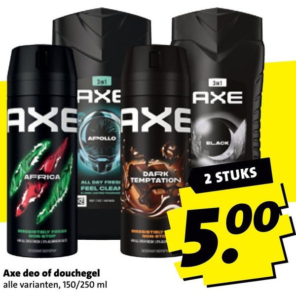Axe deo of douchegel