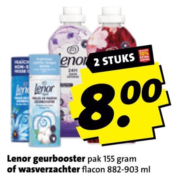 Lenor geurbooster of wasverzachter