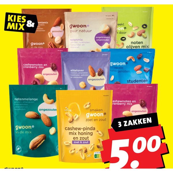 gwoon notenmelanges en notenmixen