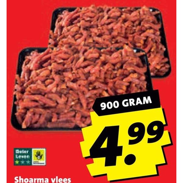 Shoarma vlees