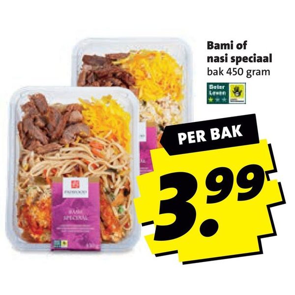 Bami of nasi speciaal