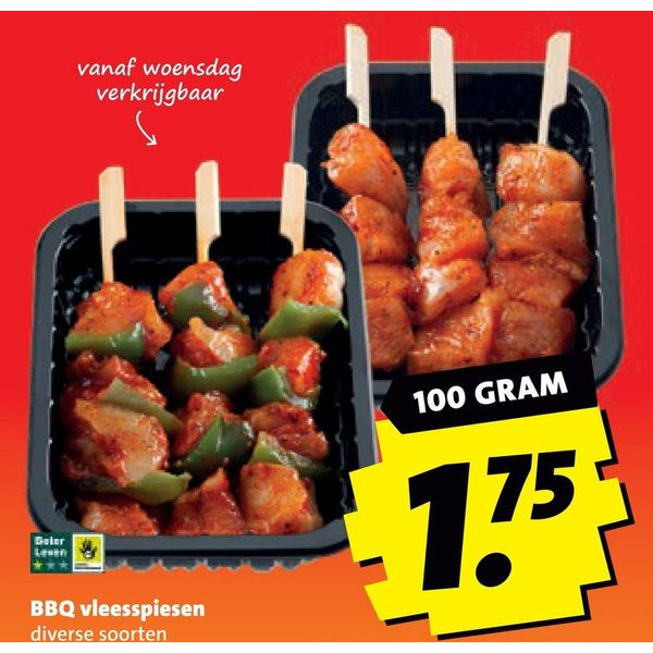 BBQ vleesspiesen