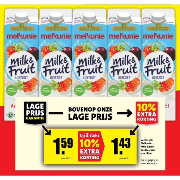 Melkunie Milk & Fruit