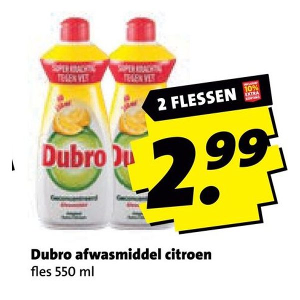 Dubro afwasmiddel citroen
