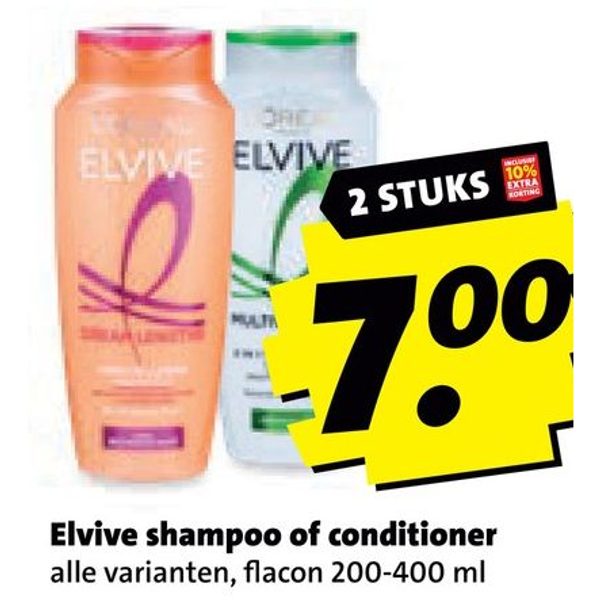 Elvive shampoo of conditioner