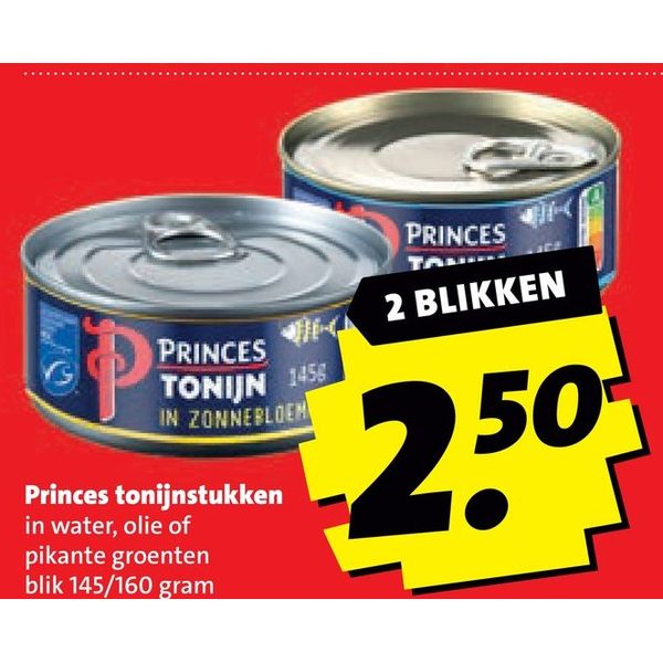 Tonijnstukken (in water, olie of pikante groenten)