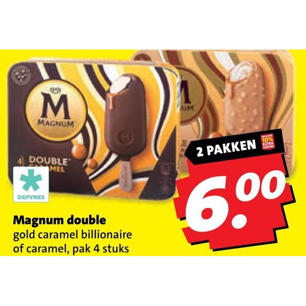 Magnum double gold caramel billionaire