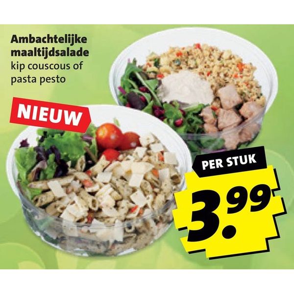 Ambachtelijke maaltijdsalade