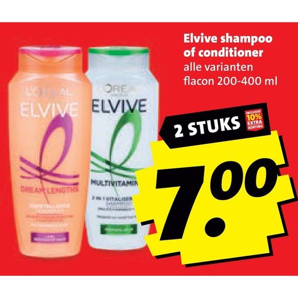 Elvive shampoo of conditioner