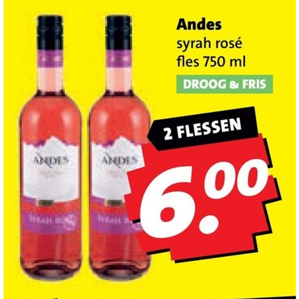 Andes syrah rosé