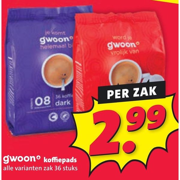 gwoon koffiepads