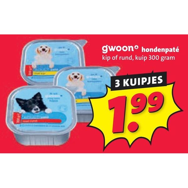 hondenpaté kip of rund
