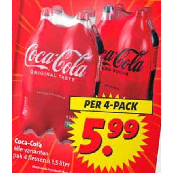 Coca-Cola alle varianten