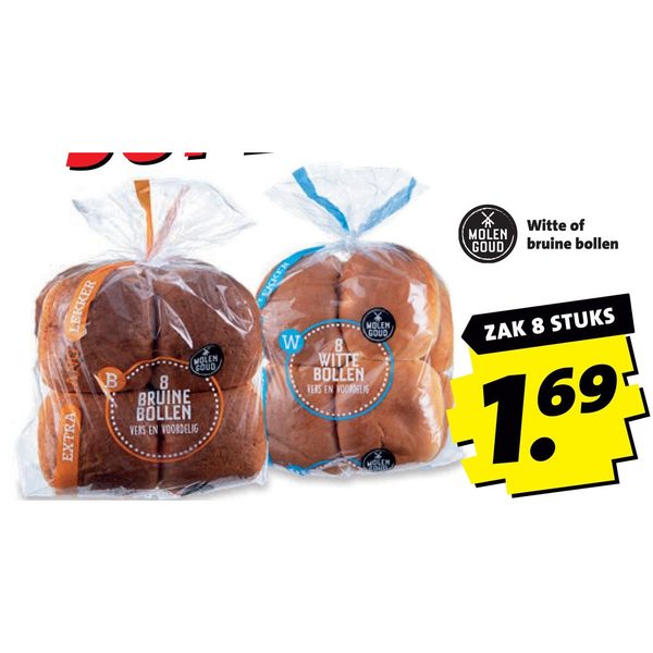 Molen Goud Witte of bruine bollen