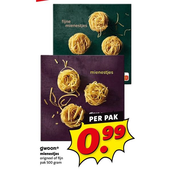 mienestjes origineel of fijn