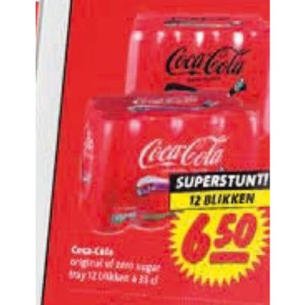 Coca-Cola Original of Zero Sugar