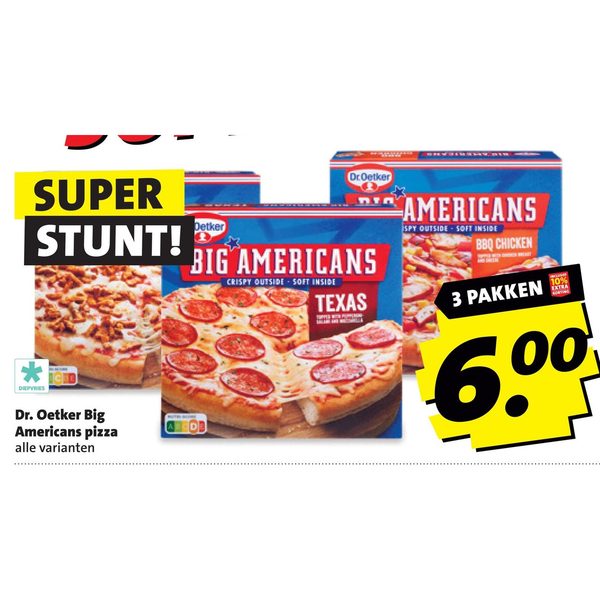 Dr. Oetker Big Americans pizza