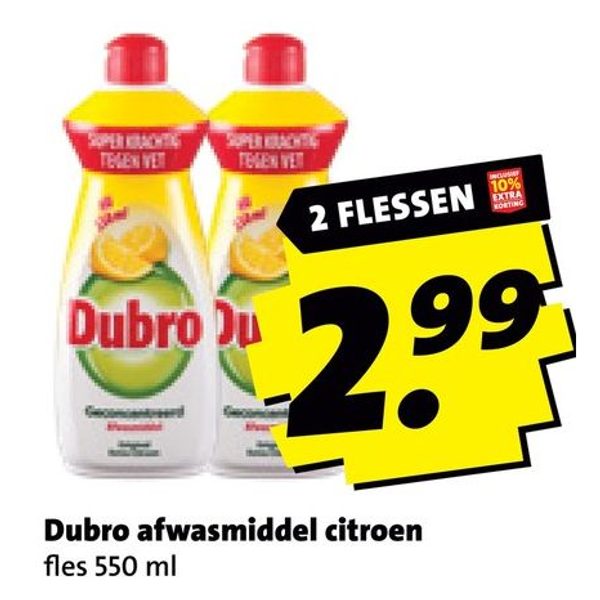 Dubro afwasmiddel citroen