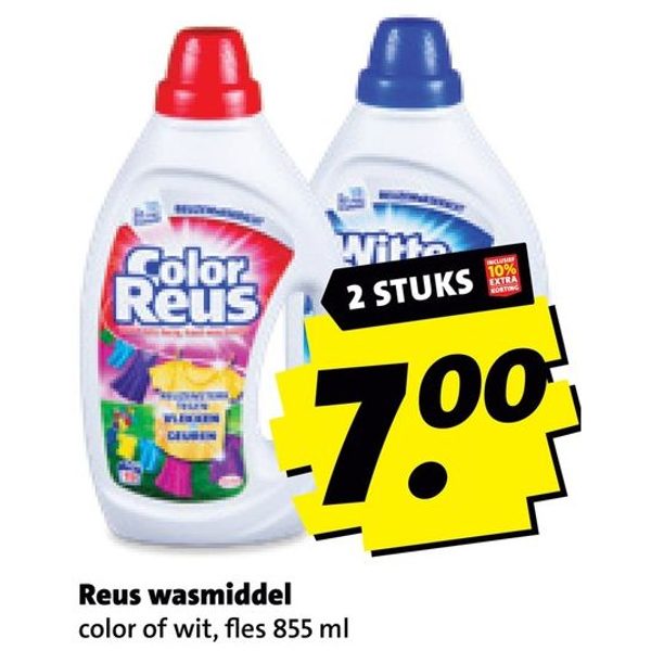 Reus wasmiddel