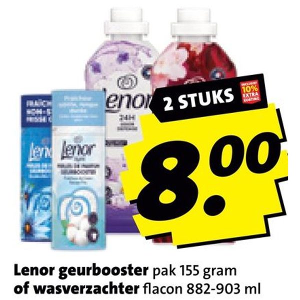 Lenor geurbooster of wasverzachter