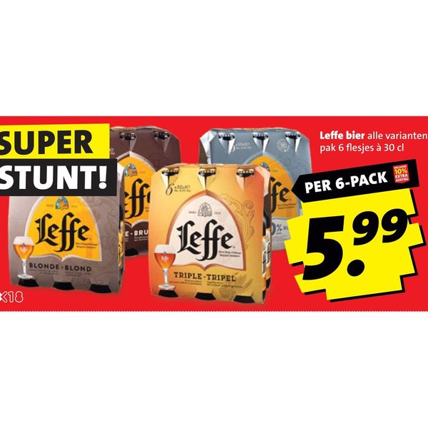 Leffe bier alle varianten