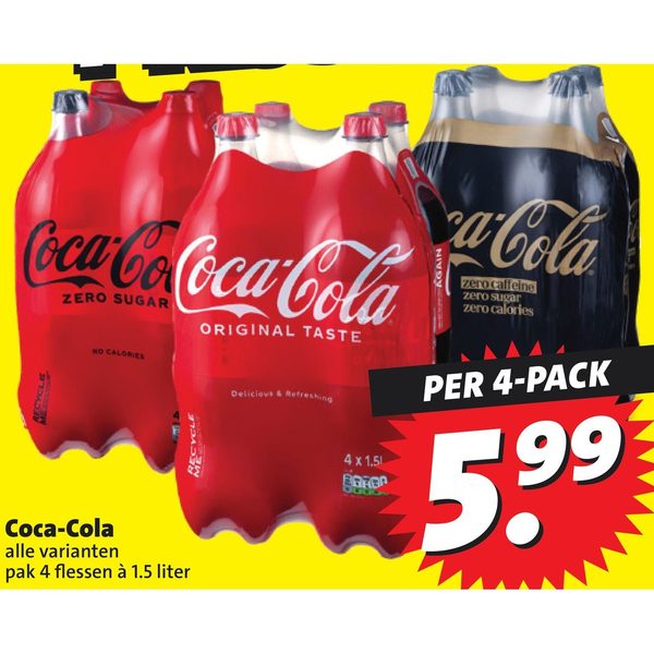 Coca-Cola alle varianten 4-pack