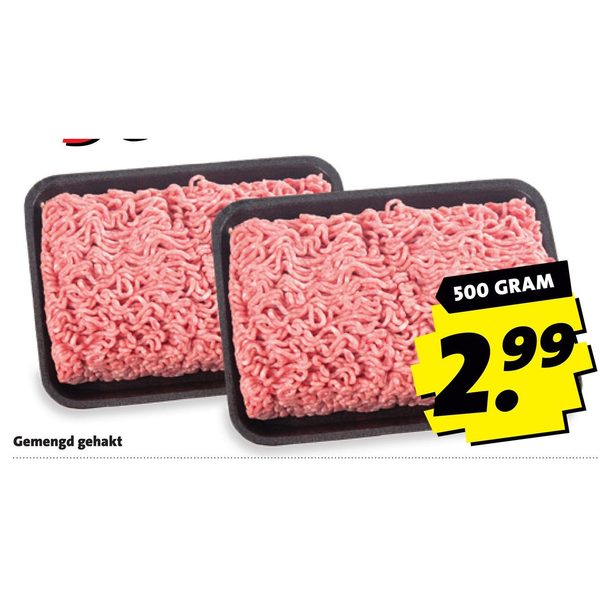 Gemengd gehakt