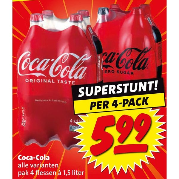 Coca-Cola alle varianten