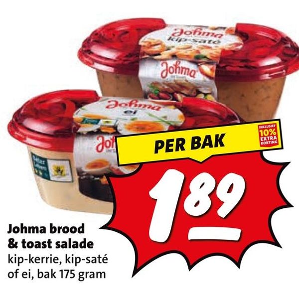 Johma brood & toast salade