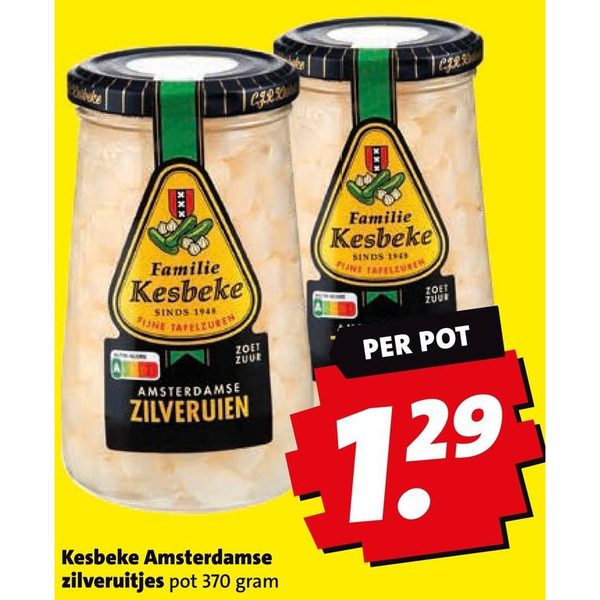 Kesbeke Amsterdamse zilveruitjes