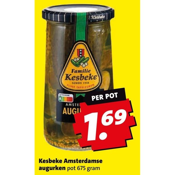 Kesbeke Amsterdamse augurken