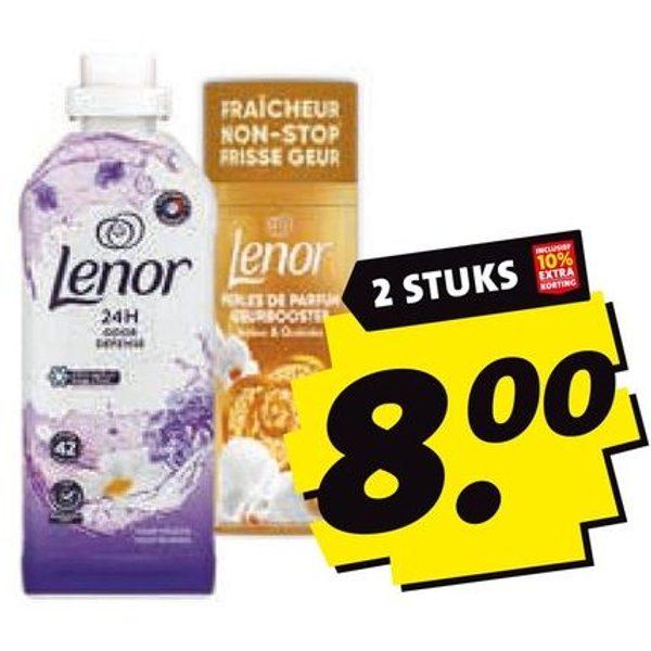 Lenor geurbooster of wasverzachter