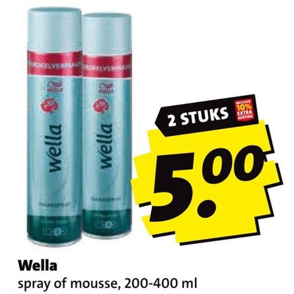 Haarspray of mousse