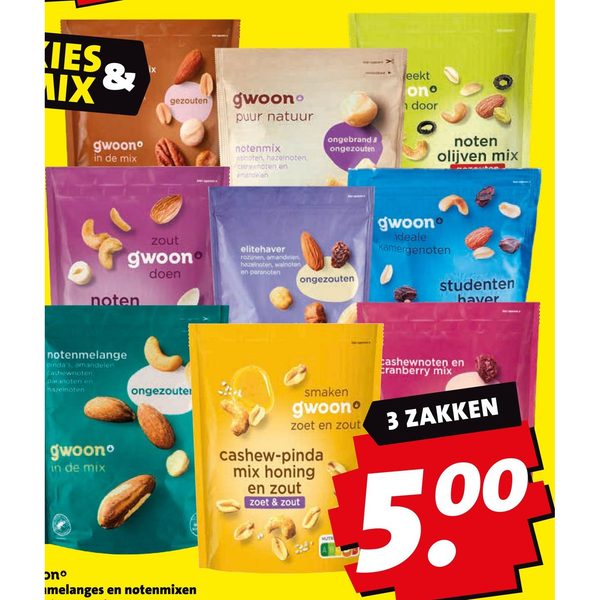 gwoon notenmelanges en notenmixen