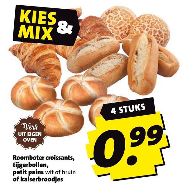 Kies & Mix broodjes