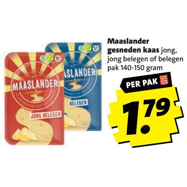 Maaslander gesneden kaas