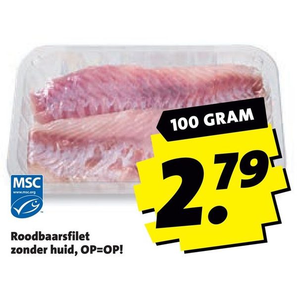Roodbaarsfilet