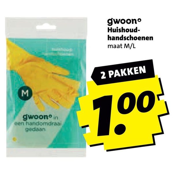 gwoon huishoudhandschoenen